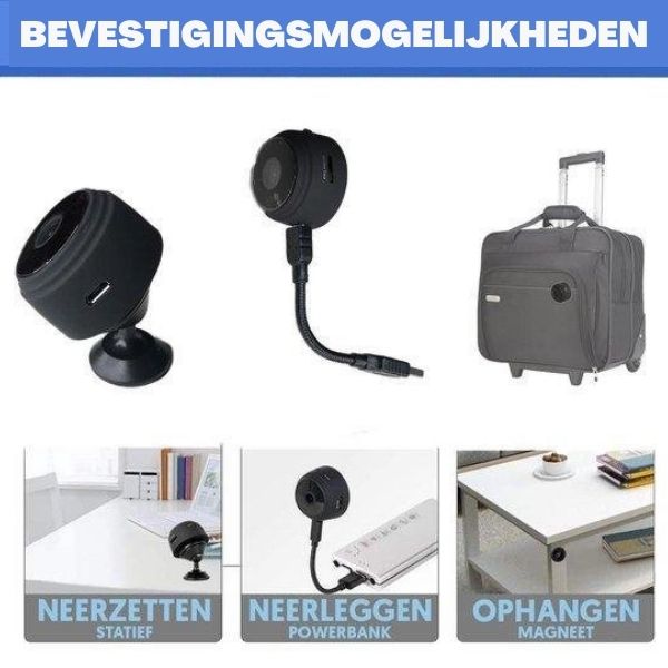 StealthView Mini Camera – Compact, Slim en Krachtig in Beveiliging