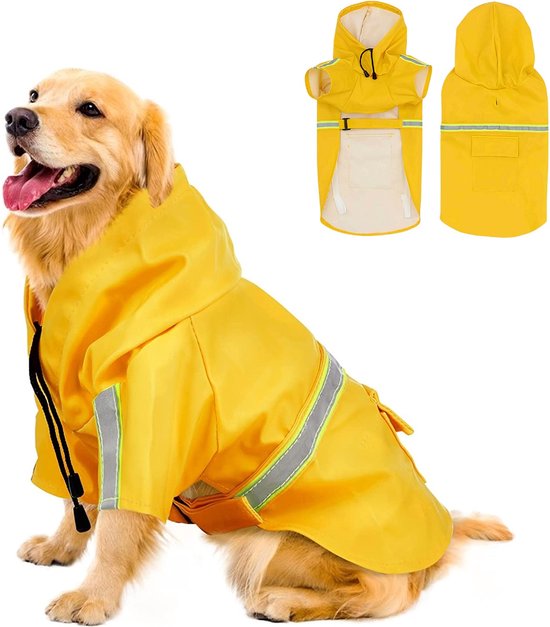 RainPaw Reflecterende Hondenregenjas – Droog, Veilig en Comfortabel in Elk Weer