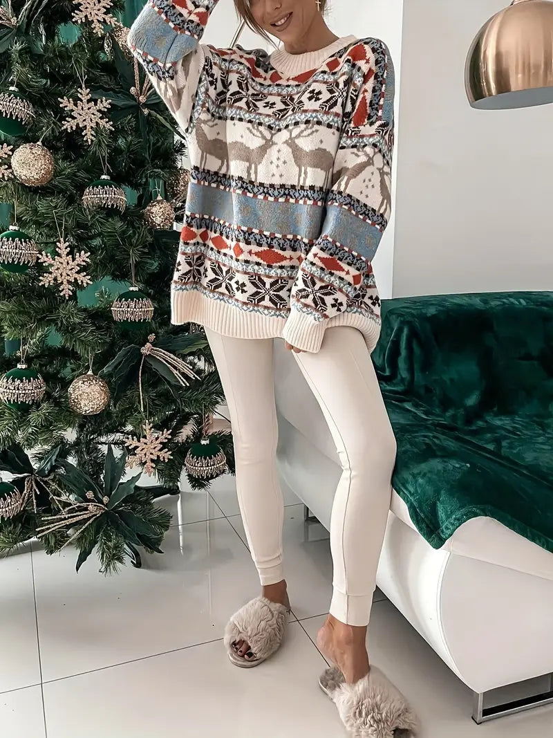 Lumi Wintertrui – Vrolijk & Gezellig in Feestelijke Stijl