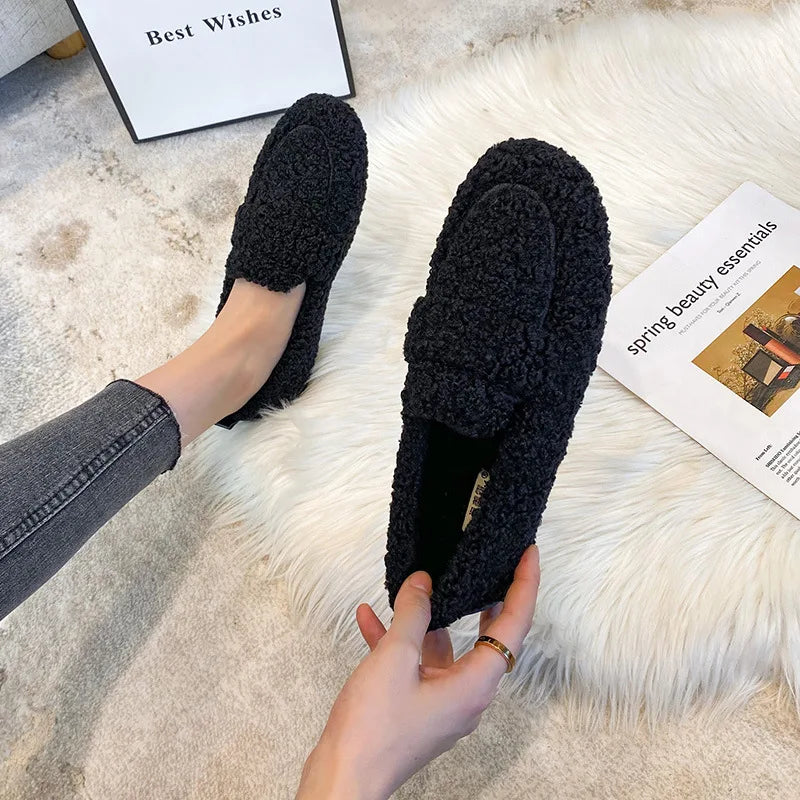 Nola teddy Loafers – Zacht, Warm & Altijd Stijlvol