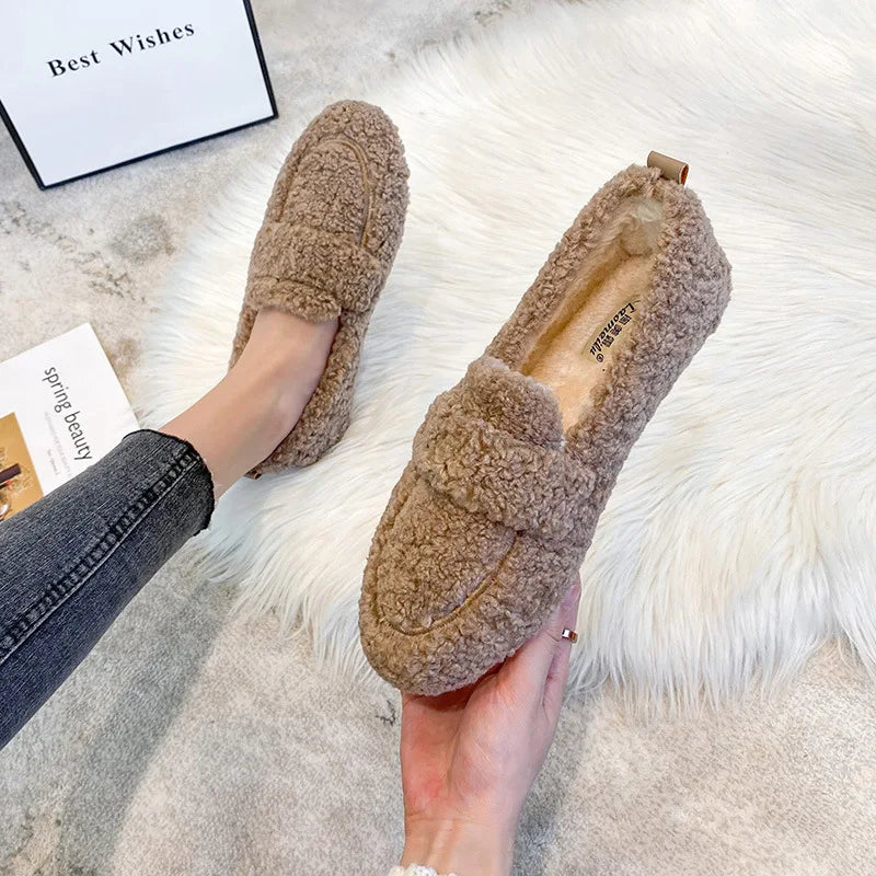Nola teddy Loafers – Zacht, Warm & Altijd Stijlvol