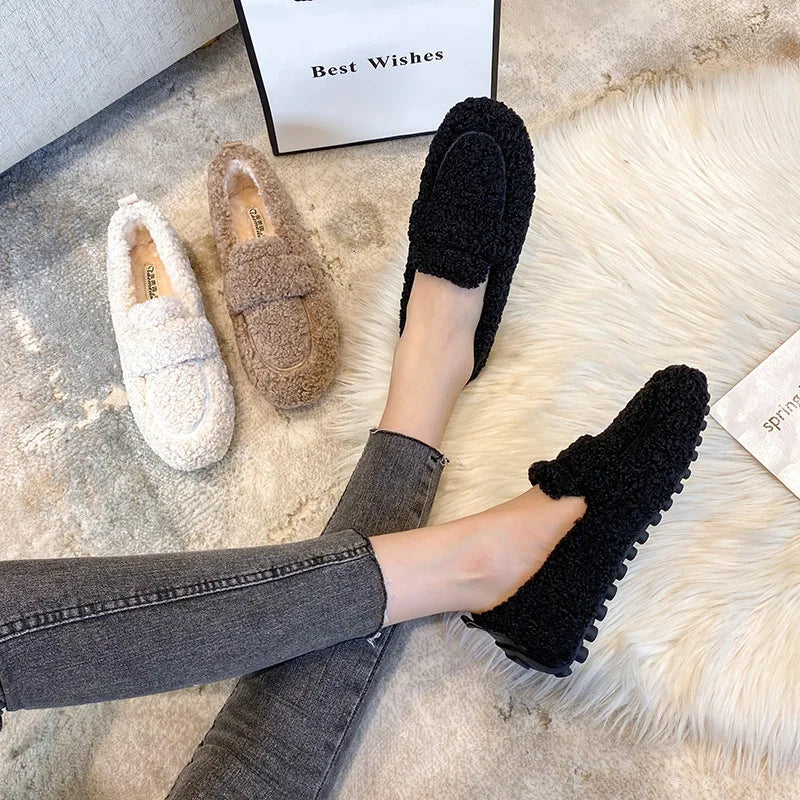 Nola teddy Loafers – Zacht, Warm & Altijd Stijlvol