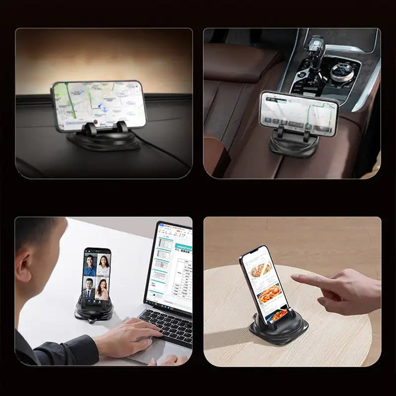 ViewLock Auto Telefoonhouder – 360° Verstelbaar & Stabiel Onderweg