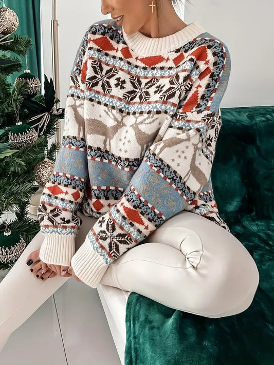 Lumi Wintertrui – Vrolijk & Gezellig in Feestelijke Stijl