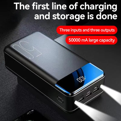 VoltMax 50000 mAh Powerbank – Ultieme Energie, Altijd en Overal