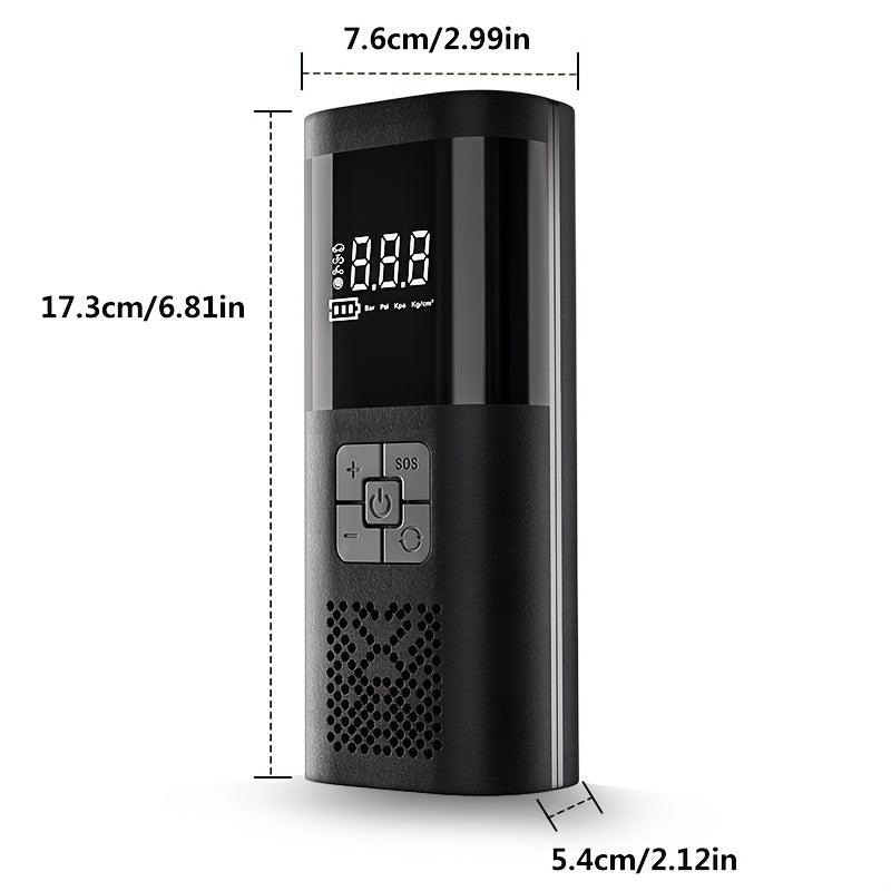 AirForce One Luchtcompressor – Compact, Krachtig en Slim Onderweg