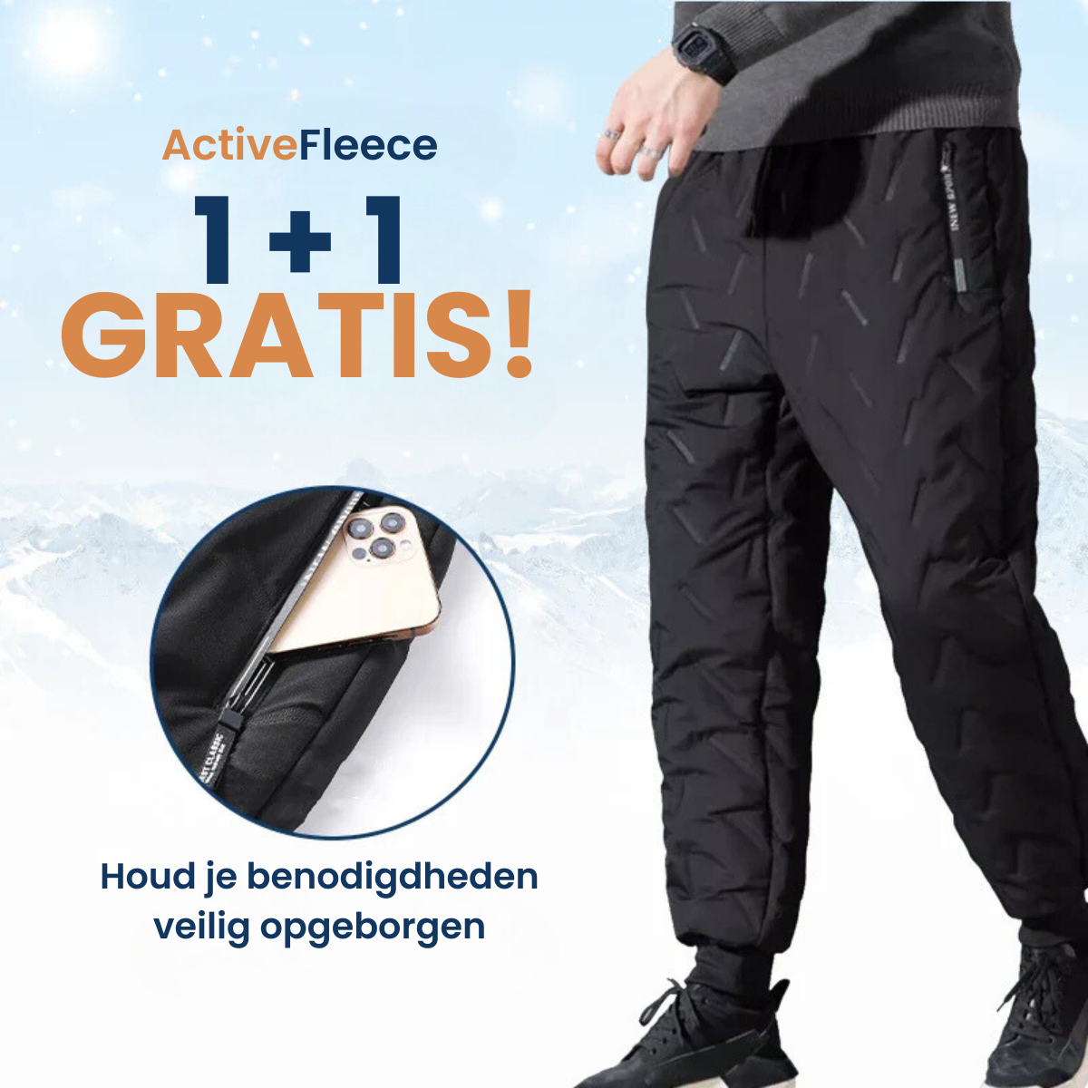 ActiveFleece - Broek 1+1 Gratis