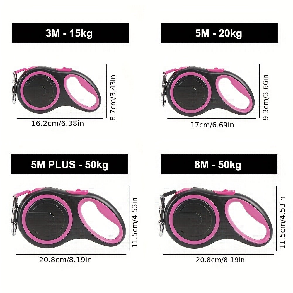 FlexiLeash Oprolbare Hondenriem – Sterk, Verstelbaar en Comfortabel in Gebruik