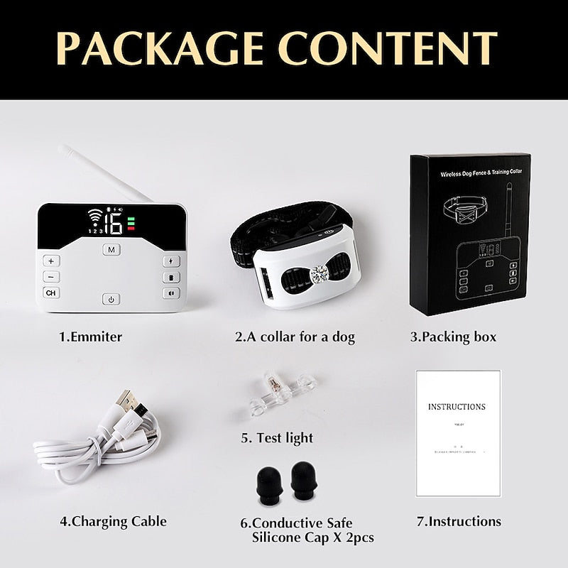 SafeRange Draadloze Hondenhalsband – Vrijheid met Grenzen, Veiligheid met Vertrouwen