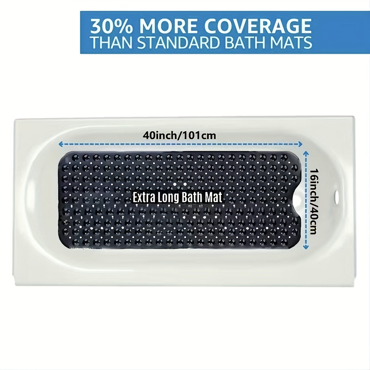 SafeStretch XL Badmat – Antislip Comfort voor Bad en Douche